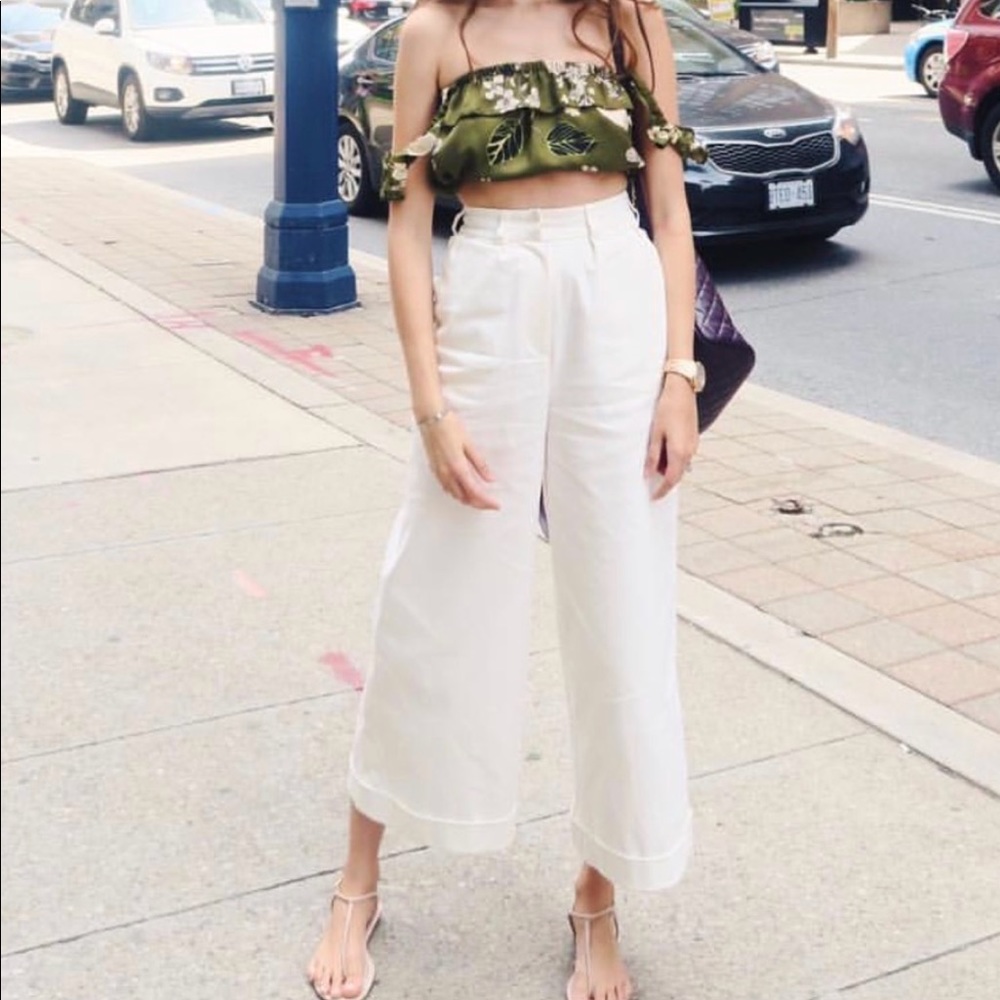 Wide legs pants Cotton XS